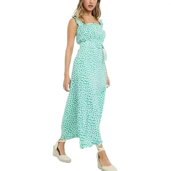 knee length dresses for ladies Faithfull The Brand Women's Romy Midi Dress – Saint Bernard